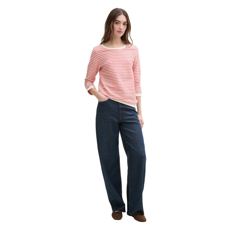 Mikina TOM TAILOR Denim Rot/ Weiß 534910 115350713