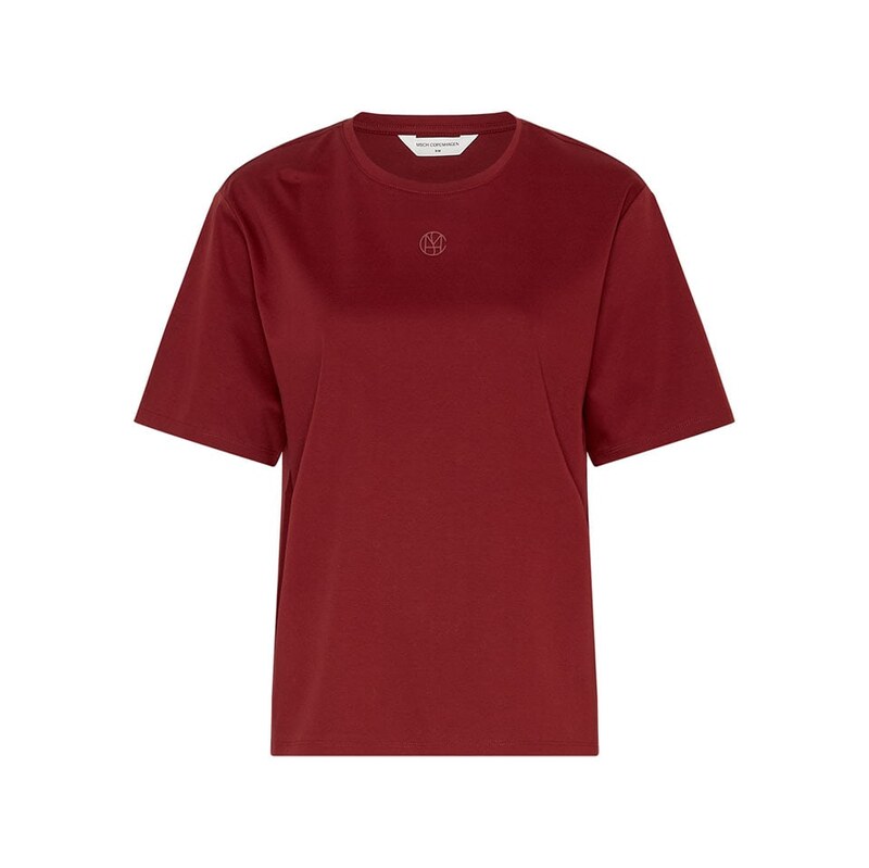 Tričko MOSS COPENHAGEN Bordeaux 890552