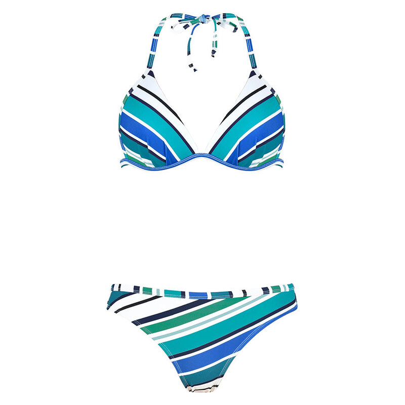 Plavky Naturana Blau/ Weiß/ Türkis 380691