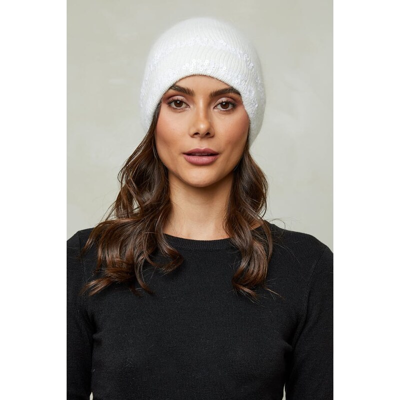 Čepice Soft Cashmere Weiß 6978386 115350731
