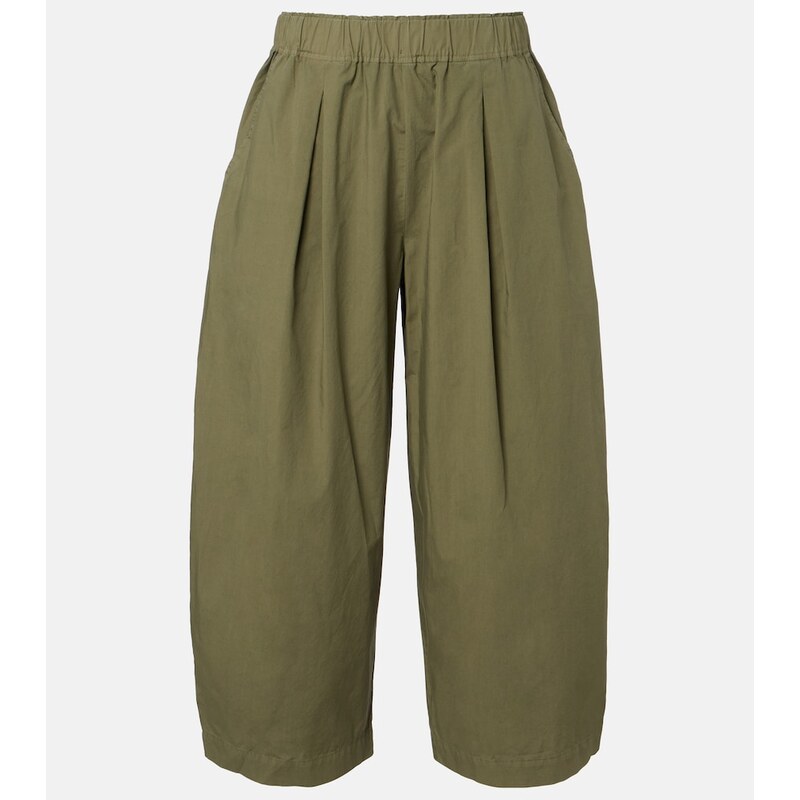 Velvet Sophia cotton poplin wide-leg pants