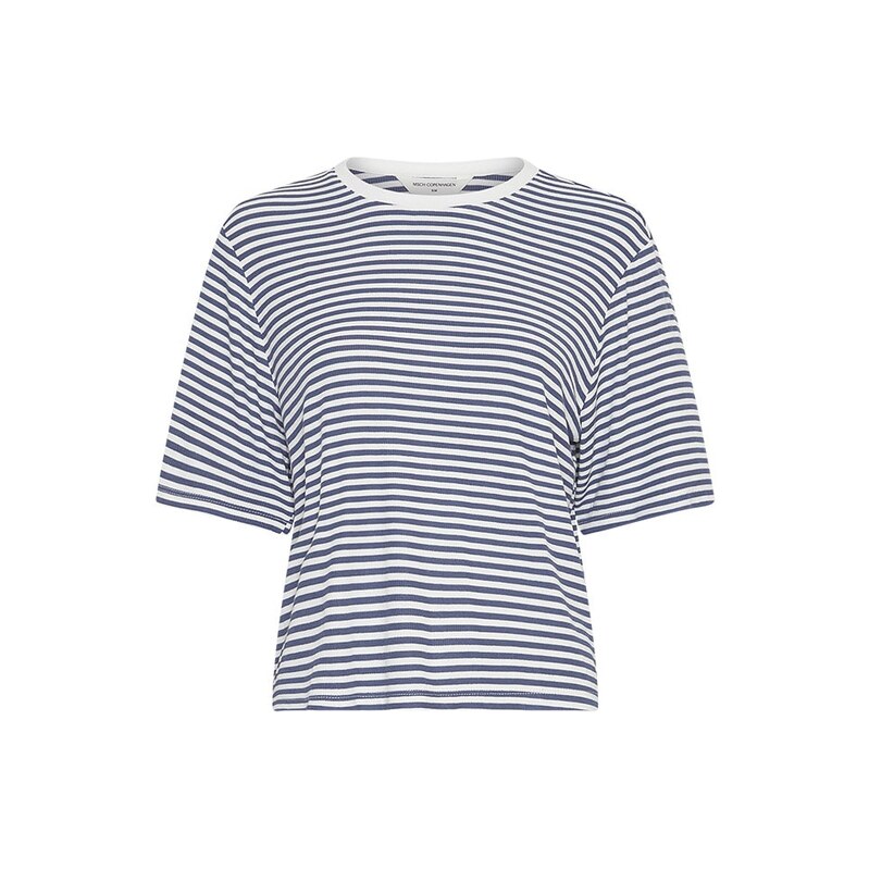 Tričko MOSS COPENHAGEN Creme/ Dunkelblau 7281761 115350899