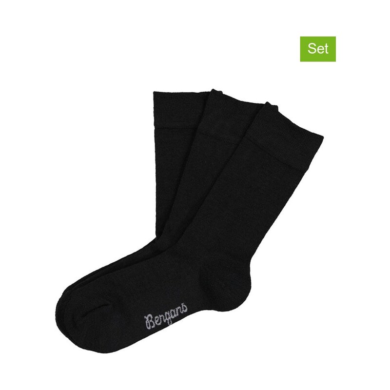 Ponožky Bergans Schwarz 5290097