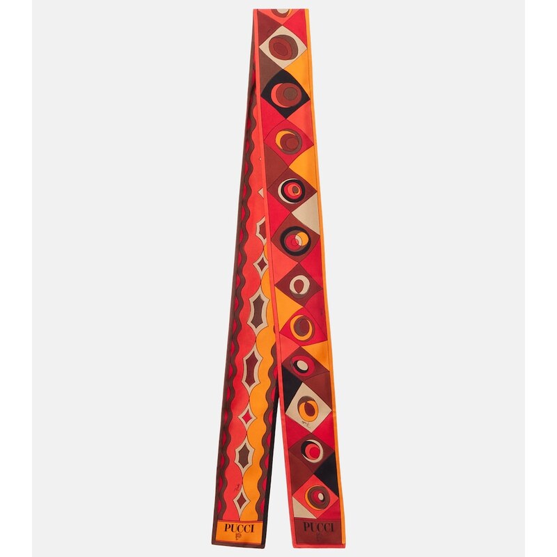 Pucci Manuba silk twill scarf
