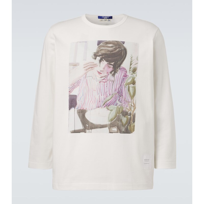 Junya Watanabe x Merz B. Schwanen cotton jersey T-shirt