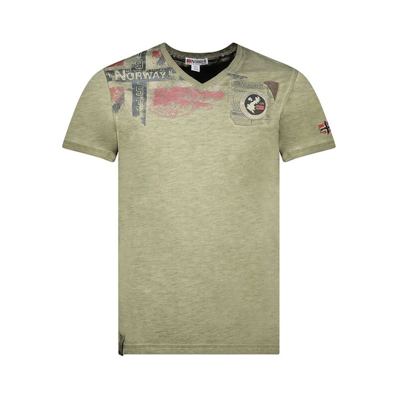 Tričko Geographical Norway Khaki 4418141