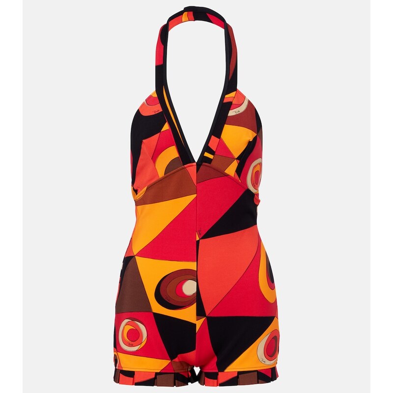 Pucci Occhi halterneck romper