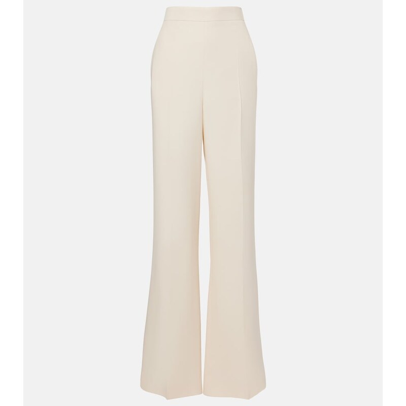 Valentino Cady Couture silk flared pants