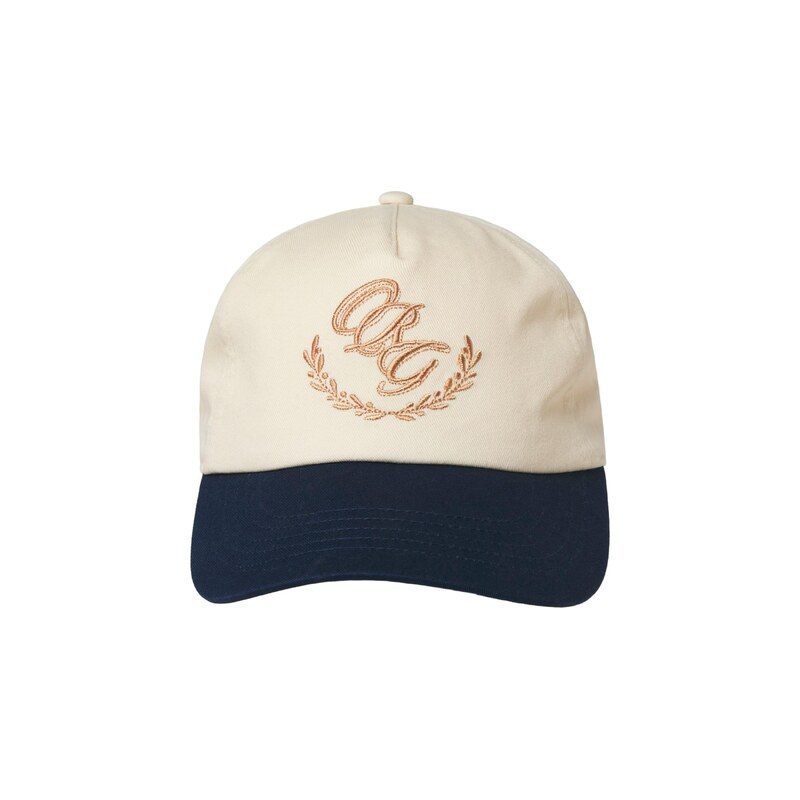 JACK & JONES Kšiltovka JACFRAME tmavě béžová / námořnická modř / režná 115352292