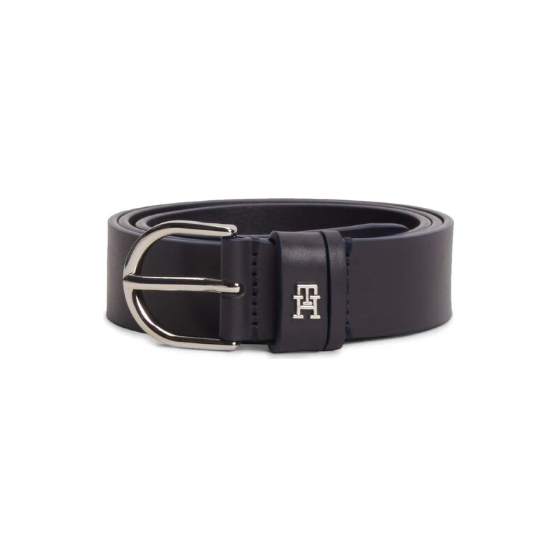 TOMMY HILFIGER Opasek ESSENTIAL EFFORTLESS 3.0 námořnická modř
