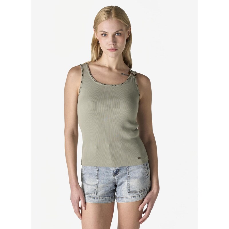 KOROSHI Top khaki