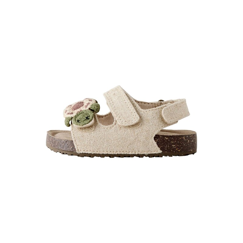 Next Sandály béžová / zelená / růžová