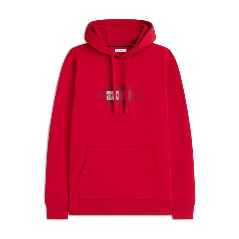 TOMMY HILFIGER Mikina SCRIPT červená
