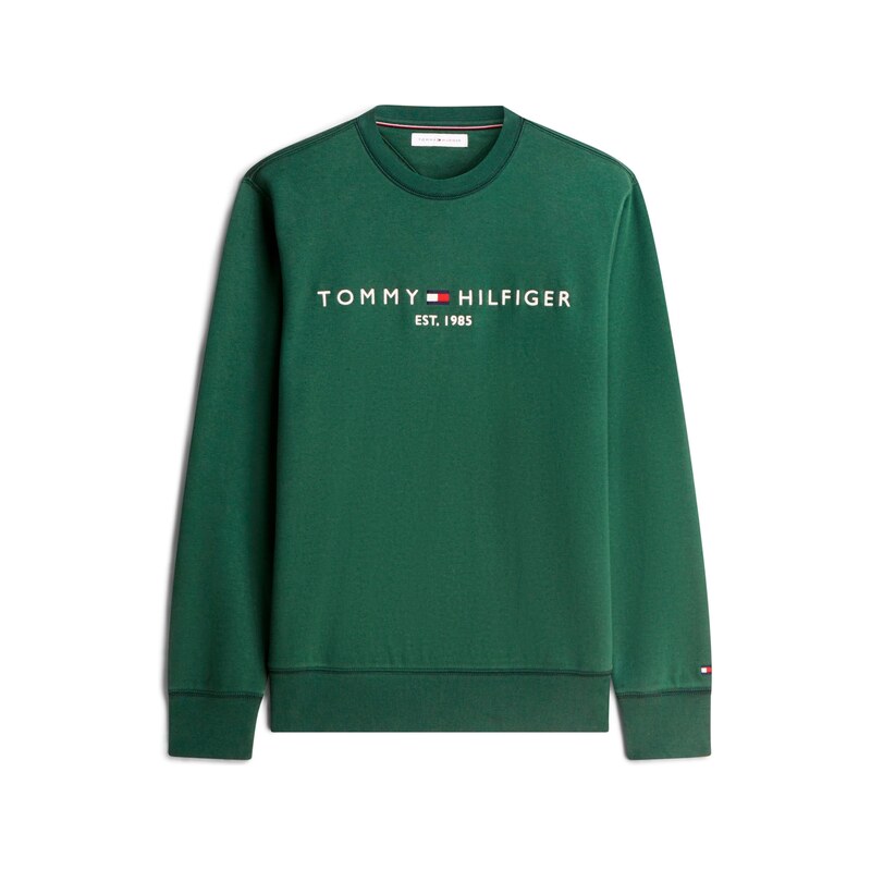 TOMMY HILFIGER Mikina tmavě modrá / tmavě zelená