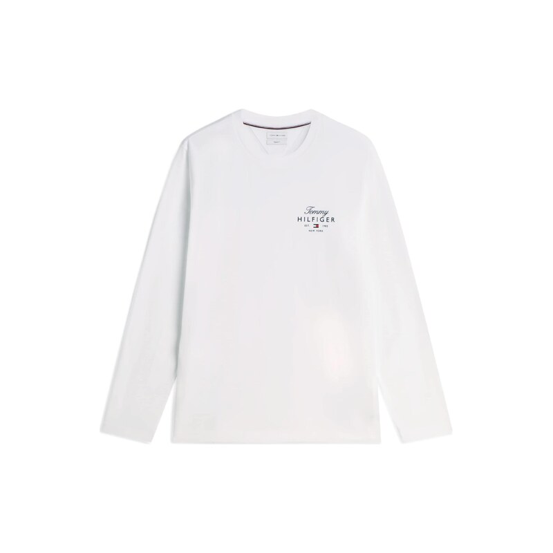 TOMMY HILFIGER Tričko Logo Long Sleeve červená / černá / bílá
