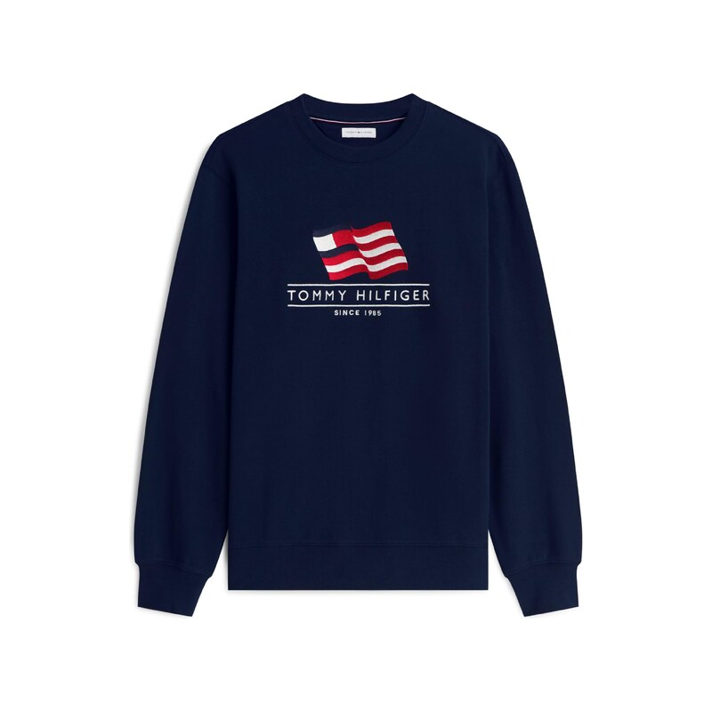TOMMY HILFIGER Mikina Flag modrá / červená / bílá