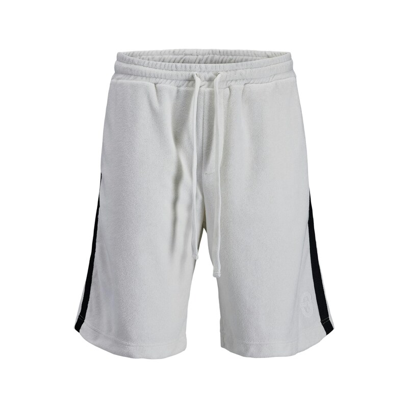 JACK & JONES Kalhoty JPSTBILL černá / bílá