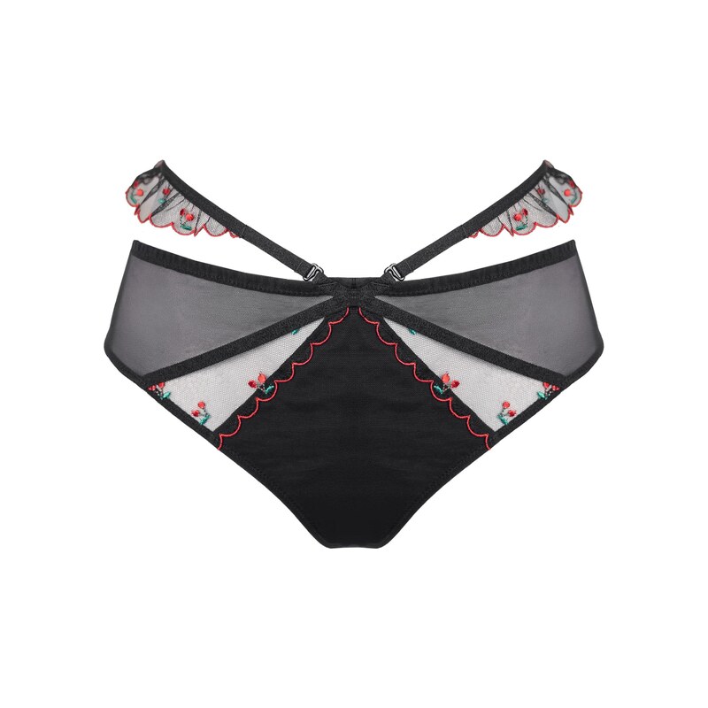 SugarShape Tanga BELLE červená třešeň / černá 115353601