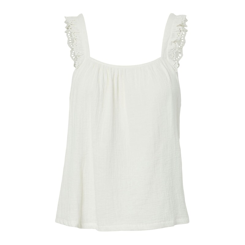 PIECES Top PCSASTINA bílá 115353761