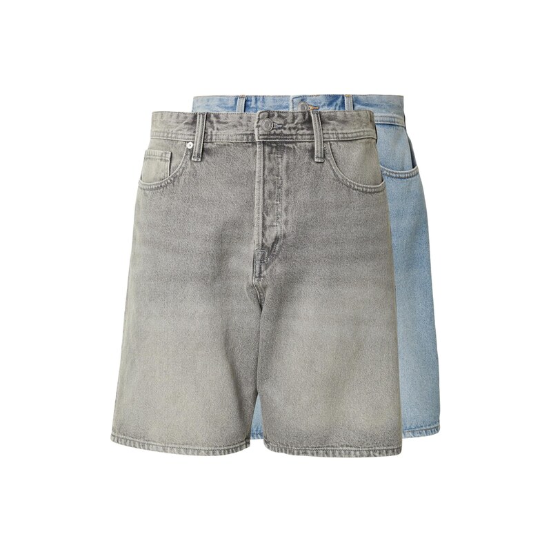 JACK & JONES Džíny JJITONY JJORIGINAL světlemodrá / šedá džínová