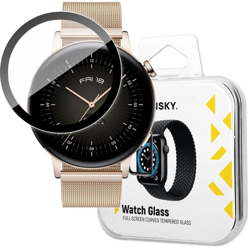 Wozinsky Hybridní sklo pro Huawei Watch GT 3 46 mm černé