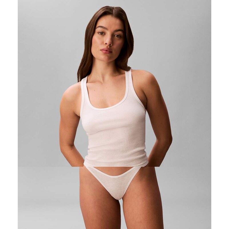 Calvin Klein Icon Logo 3 pack dipped thongs in black/white/yellow 115354929