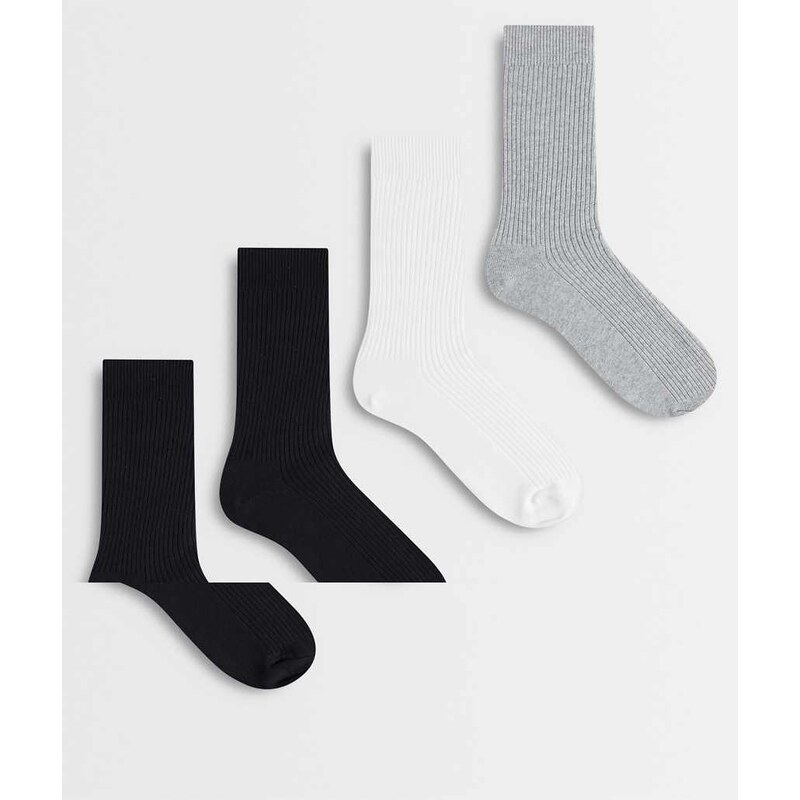 Cotton On 4 pack everyday socks in multi 115354961
