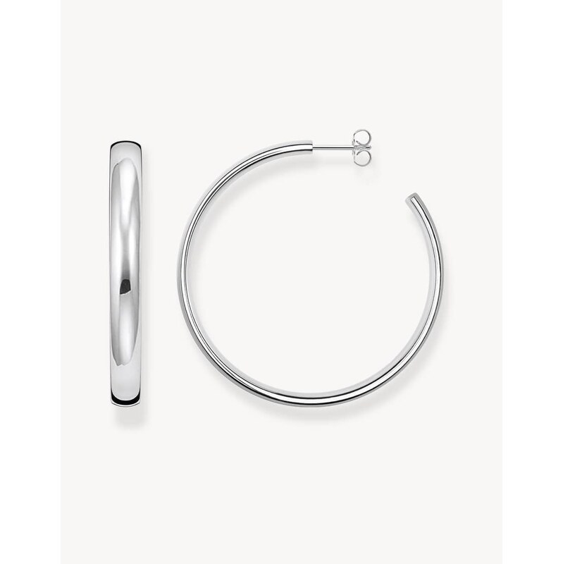 Thomas Sabo Silver big chunky hoop earrings in silver 115496691