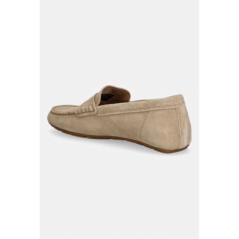 Tommy Hilfiger mokasíny dámské semišové FLAG SOFT SUEDE DRIVER LOAFER