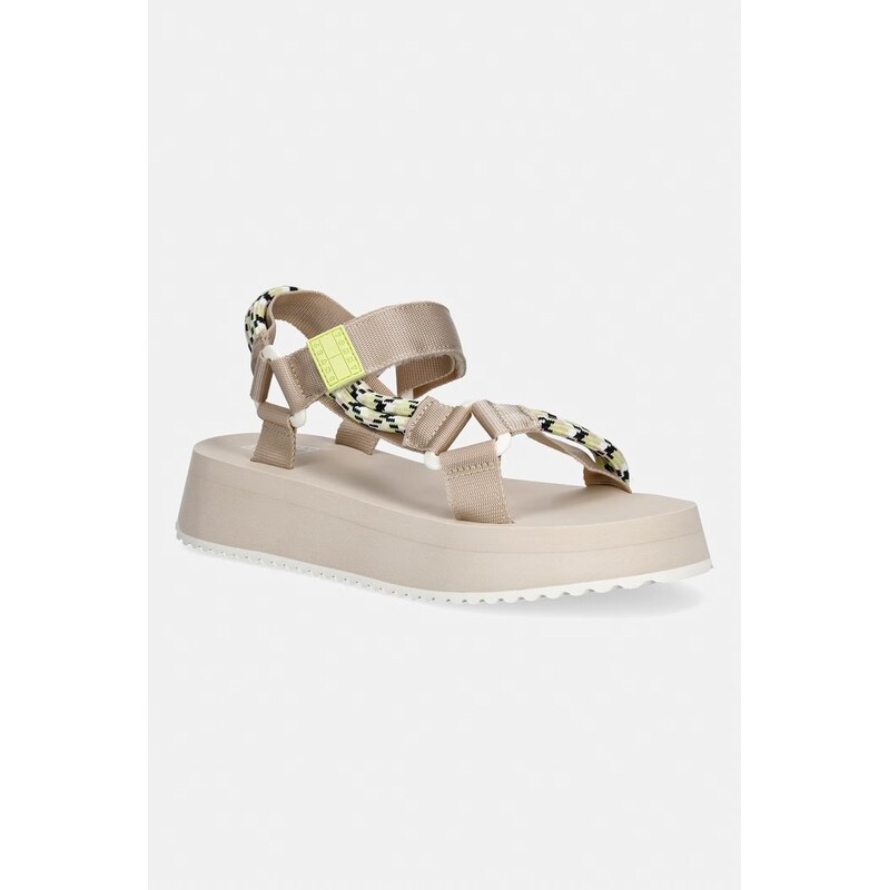 Tommy Jeans sandály na platformě dámské TJW EVA ROPE SANDAL 115361365