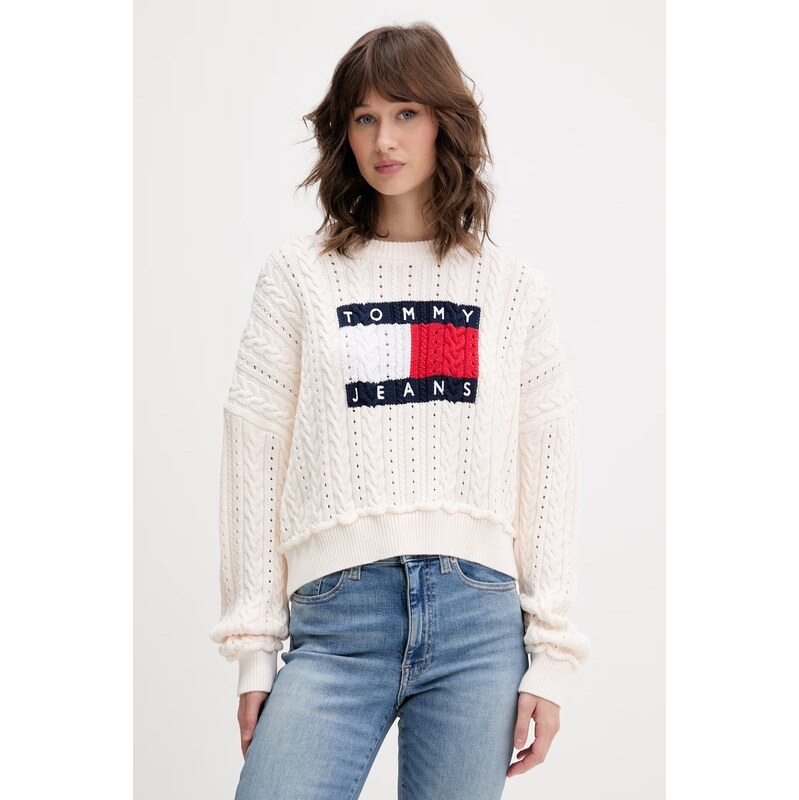 Tommy Jeans svetr dámský bavlněný