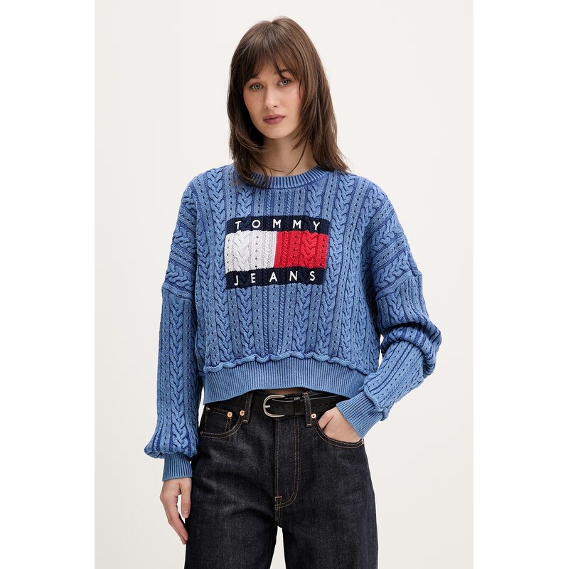 Tommy Jeans svetr dámský bavlněný