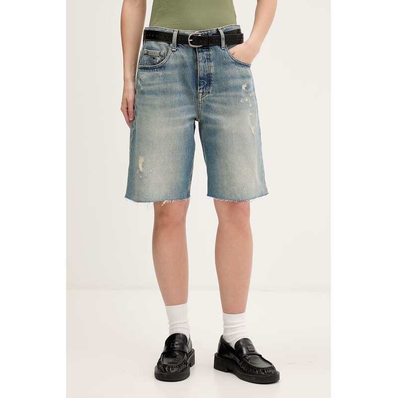 Tommy Jeans šortky dámské džínové