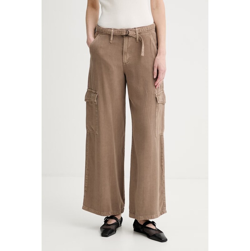 Levi's kalhoty dámské s lyocellem BAGGY DAD CARGO