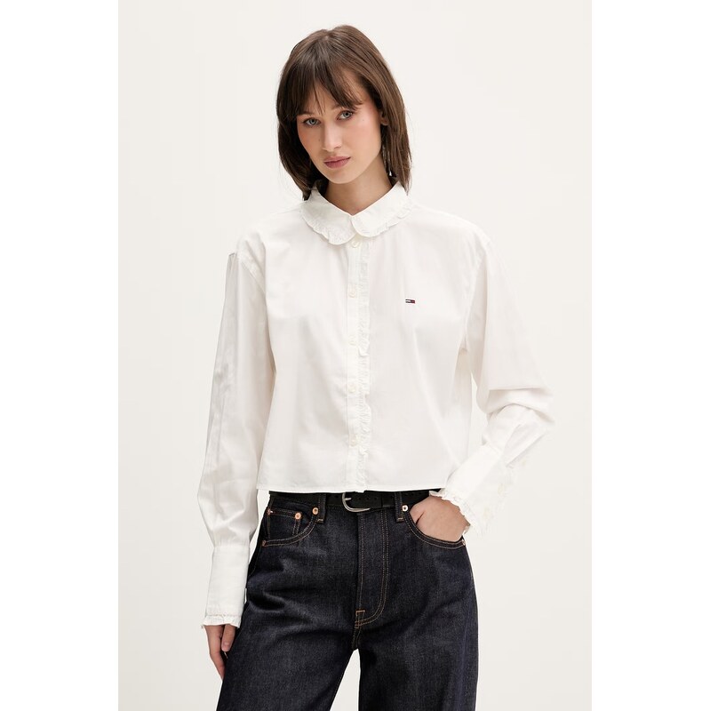 Tommy Jeans košile dámská bavlněná