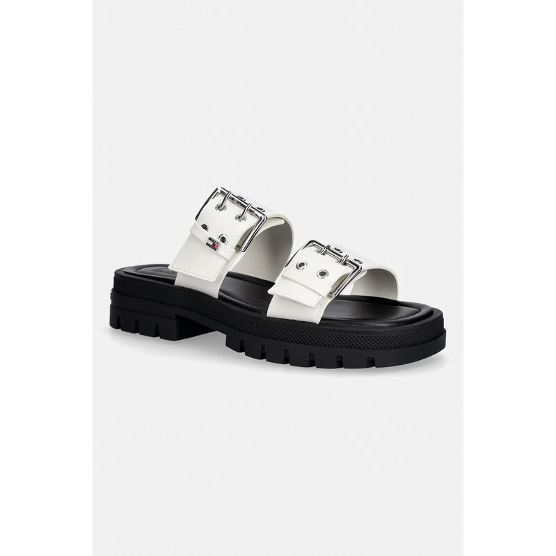 Tommy Jeans pantofle dámské TJW BUCKLE STRAPS SANDAL