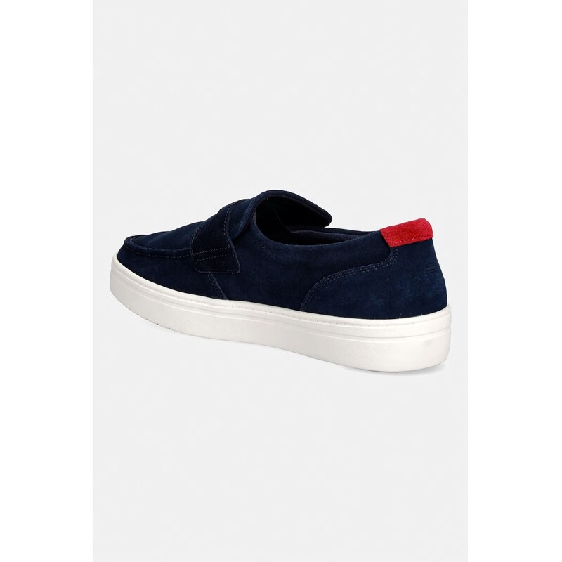 Tommy Hilfiger mokasíny pánské semišové MODERN LIGHT HYBRID SUEDE LOAFER