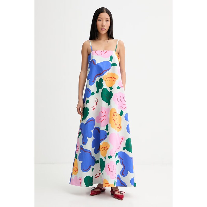 Marimekko letní šaty s příměsí lnu 115361508