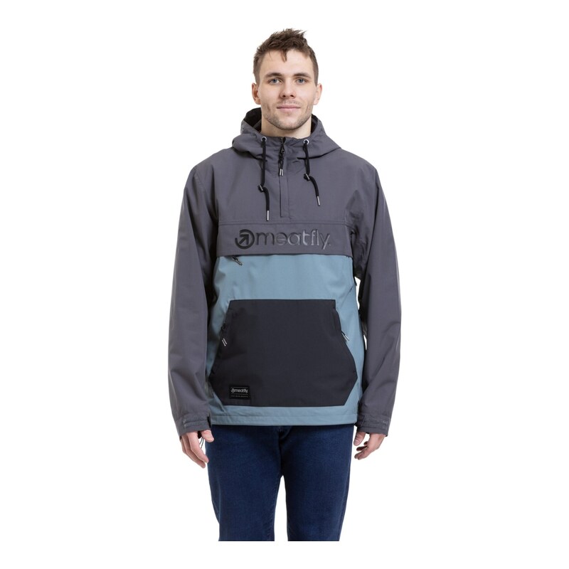 Meatfly pánská street bunda Garen Dark Gray / Storm | Šedá