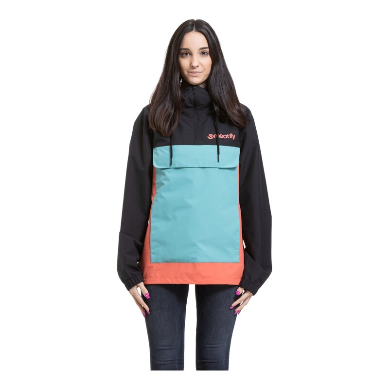 Meatfly dámská street bunda Noah Mango / Black | Černá
