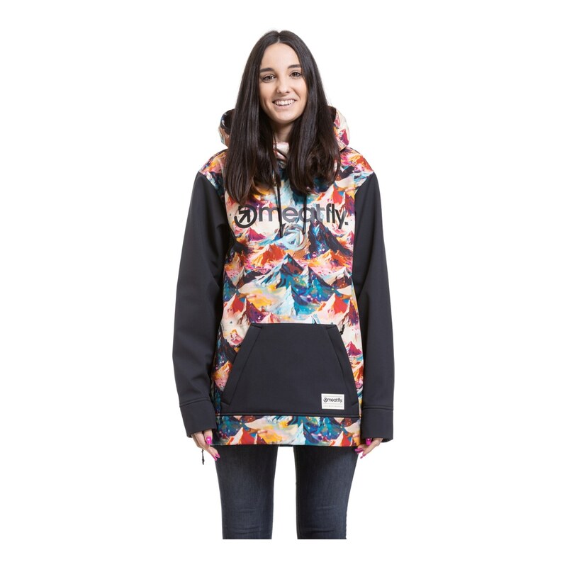 Meatfly dámská street bunda Alita Mango Mountains / Black |