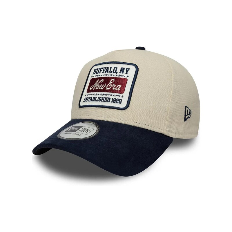 Hnědá kšiltovka New Era 9FORTY Patch Suede