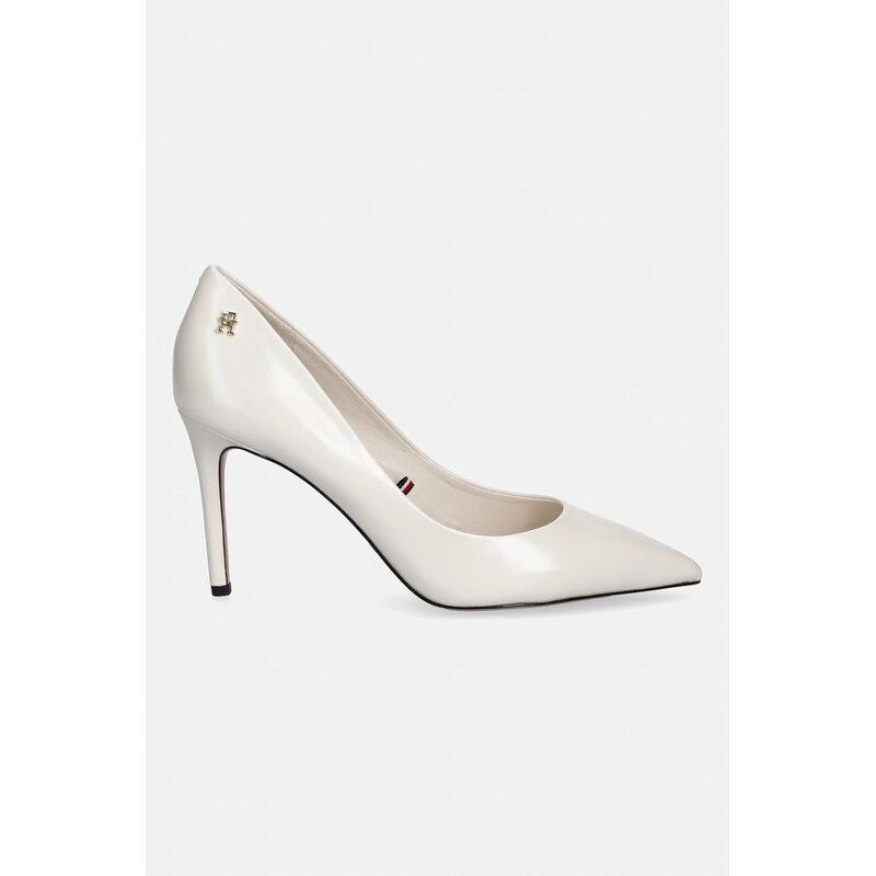 Tommy Hilfiger Lodičky kožené ESSENTIAL POINTED PUMP