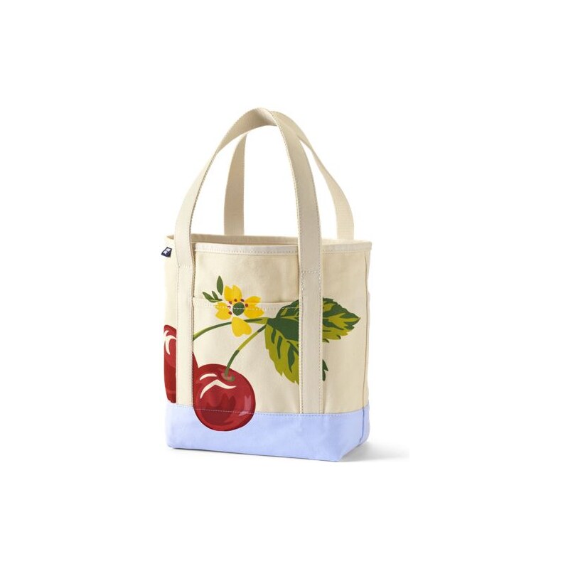 Medium Print Open Top Canvas Tote Bag, Women, size: one size, regular, 115361848