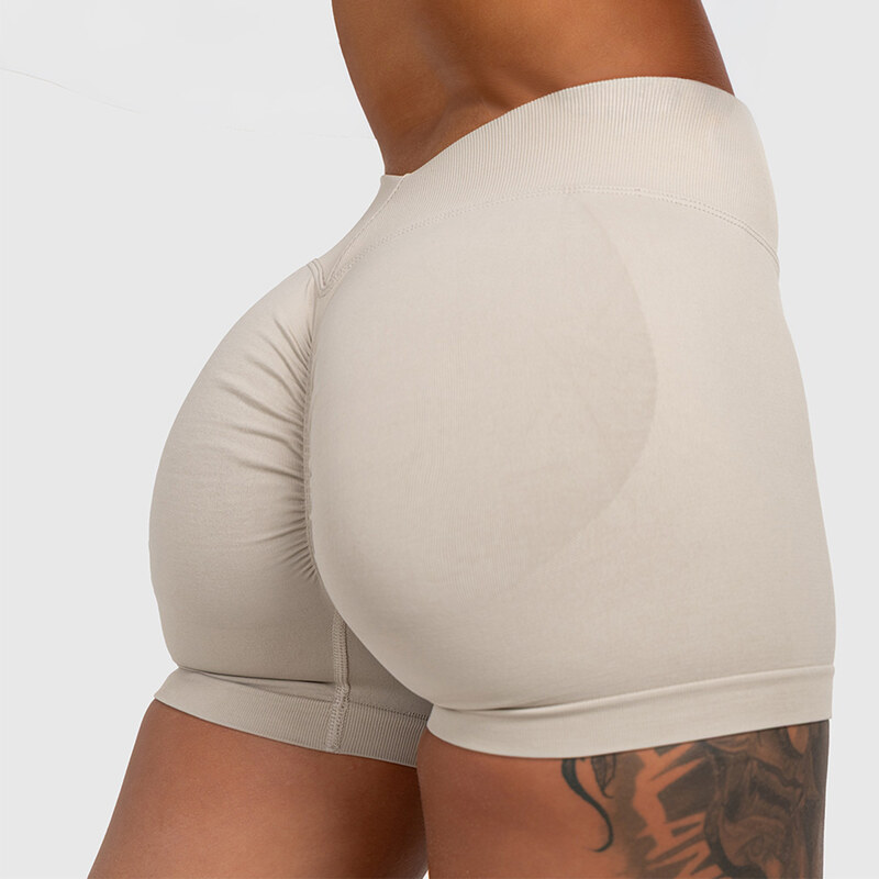 Sportovní kraťasy Iron Aesthetics Shape, béžové 115362409