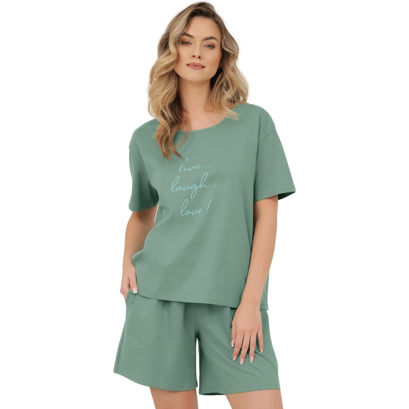 Dámské pyžamo ITALIAN FASHION KSARA krátká šalvěj 115362133