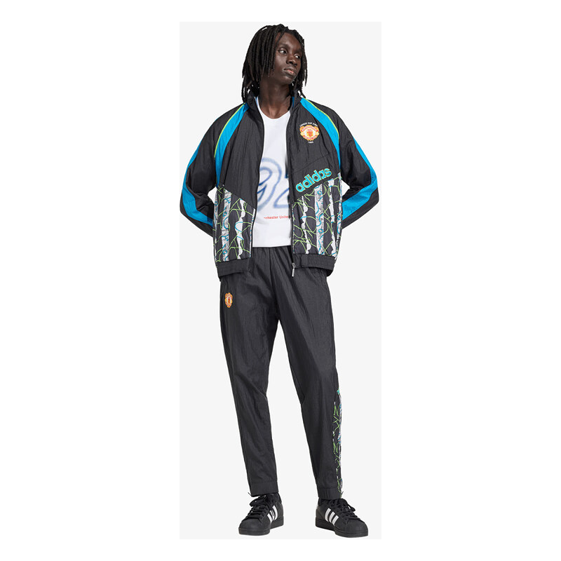 adidas Originals Mikina adidas Manchester United Woven Track Top 90 Black XXL