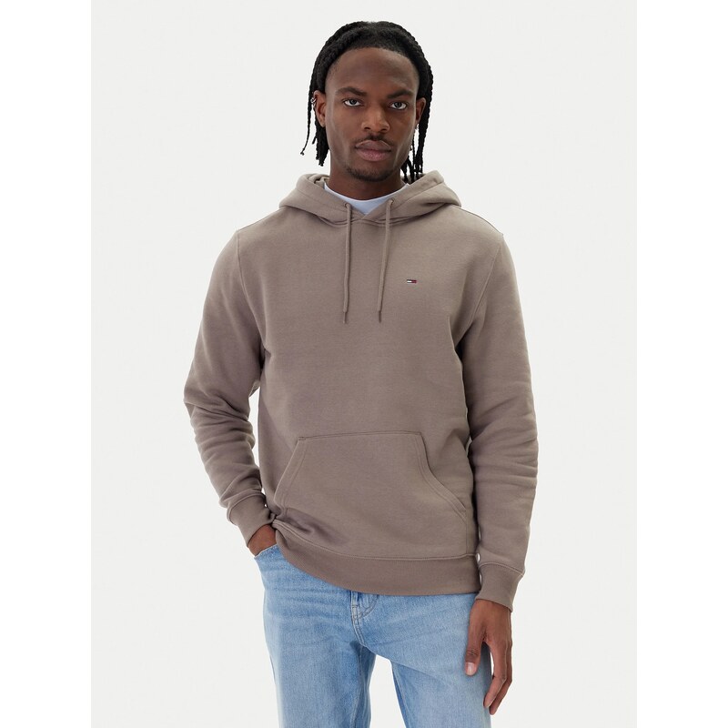 Tommy Jeans pánská šedohnědá mikina