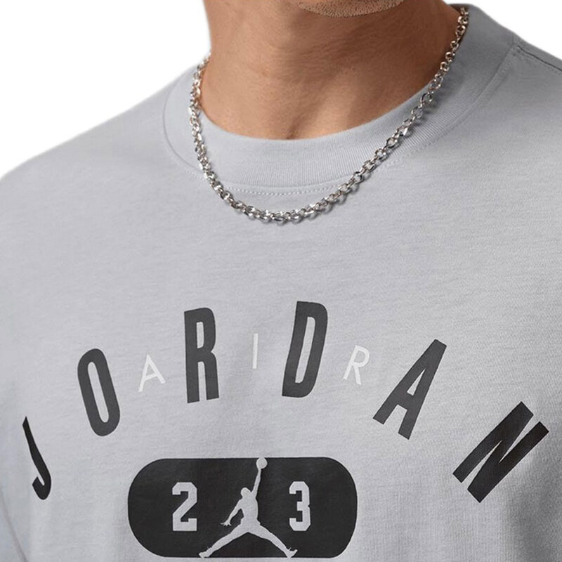 Pánské Tričko s krátkým rukávem NIKE M J CITY SS CREW IF3071-472 – Modrá