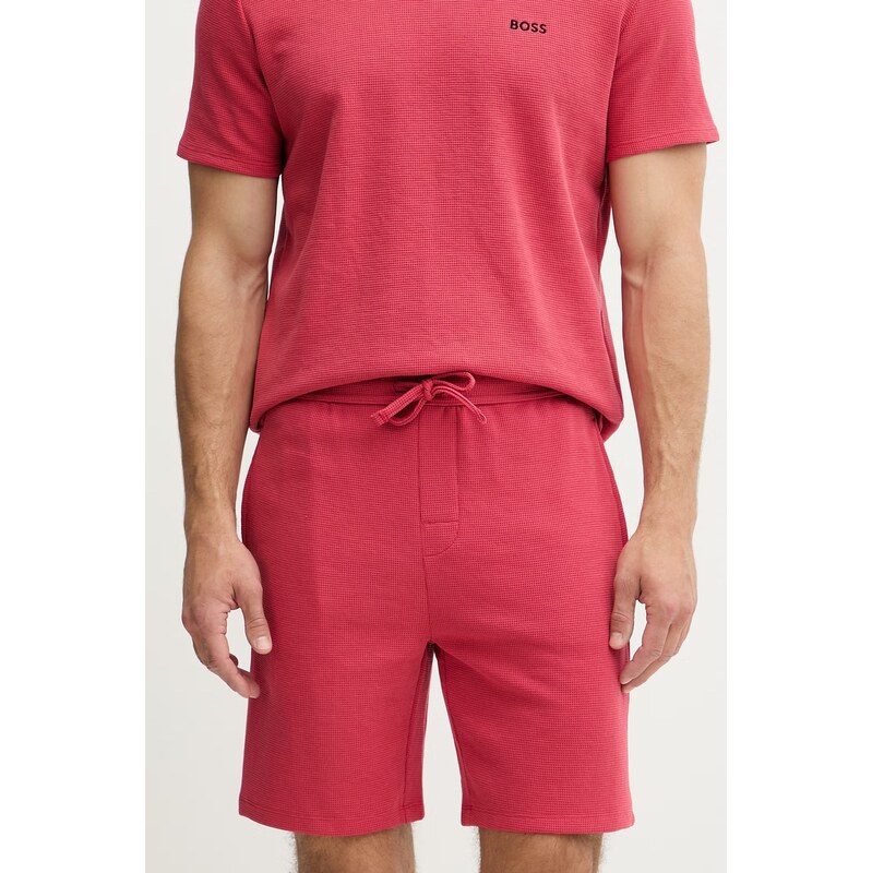 BOSS loungewear šortky pánské s bavlnou Waffle Shorts